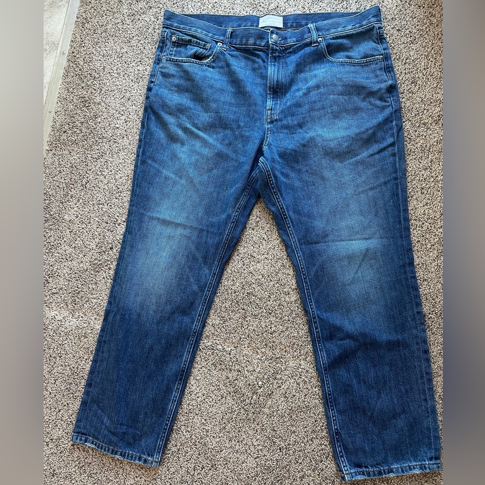 Everlane The Summer Jean Men's Medium Wash Denim Classic 5 pocket Straig…